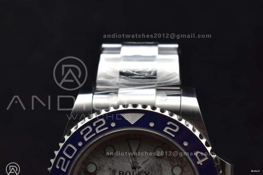 BLRO Edition 1:1 Gain Oyster Meteorite Best Master 930 Factory Dial VR3285 Weight on Gold Real II CHS 126719 Breathable Bracelet GMT 0821